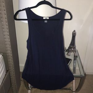 Navy blue tank top